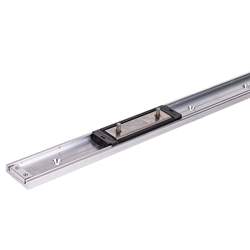 Schiene für Linearführung DA 0115 RC Material Aluminium Länge ca. 600mm mit Befestigungsbohrungen Lochabstand 100mm, Produktphoto