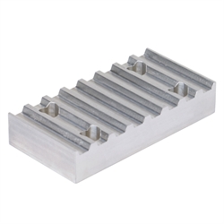 Klemmplatte aus Aluminium für Zahnriemen Profil H Riemenbreite 150 , Produktphoto