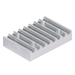 Klemmplatte aus Aluminium für Zahnriemen Profil HTD 5M Riemenbreite 10mm , Produktphoto