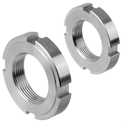 Nutmuttern DIN 1804 w, Stahl blank, Produktphoto