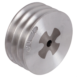 Keilriemenscheibe aus Aluminium Profil XPA, SPA und A (13) 3-rillig Nenndurchmesser 160mm, Produktphoto