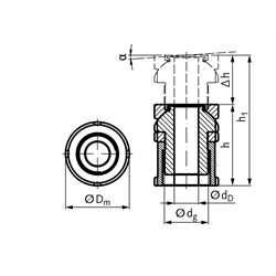 Kugelverstell-Schraube MN 686.9 mit Kontermutter, rostfrei, Bildmaterial